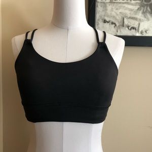 Lululemon size 4 black bra EGUC